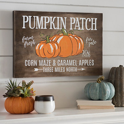 Pumpkin Signs Outdoor Yard Decor Fall Autumn Halloween Thanksgiving Gift New 