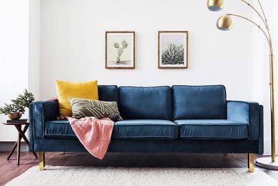 10 Best Apartment Sized Sofas For Every Style Hgtv Floor sofa bed, floor folding sofa bed, black leather floor sofa, adjustable floor couch and sofa with 2 pillows for reading, gaming, sleeper. 10 best apartment sized sofas for every