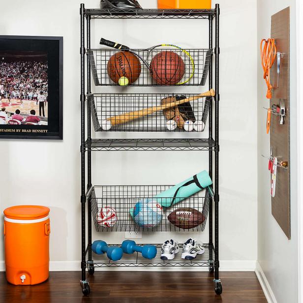 Home Gym Equipment Storage Ideas, Fitness Equipment Storage Cabinets