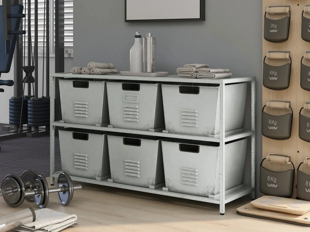 Home gym weight storage ideas outlet