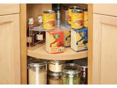 Brush up on Lazy Susan cabinets, and learn how you can add this efficient storage feature to your kitchen cabinet design.