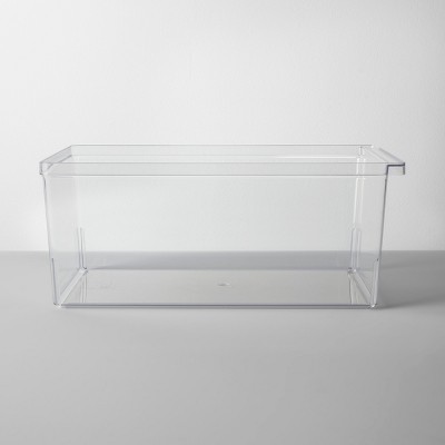 5 L Stackable Clear Containers Grizzly 3 x Storage Boxes with Lids Transparent Organiser 