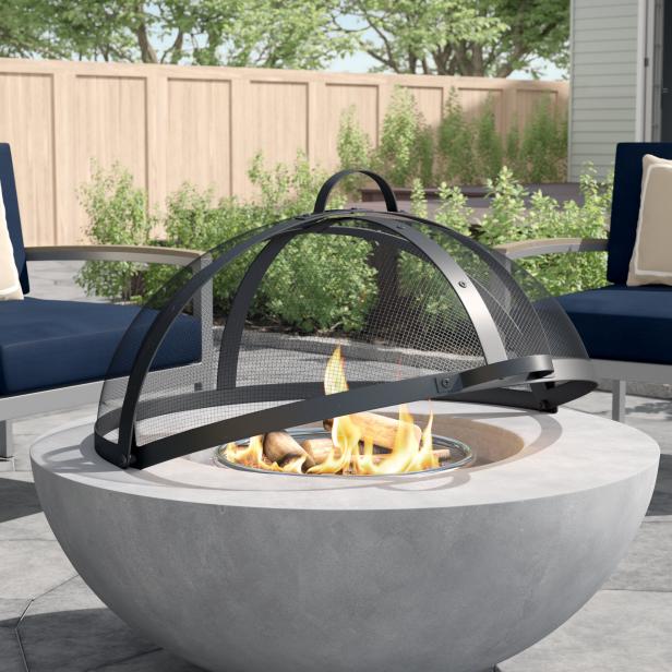 14 Best Fire Pit Accessories For 2021, Round Outdoor Fireplace Screen