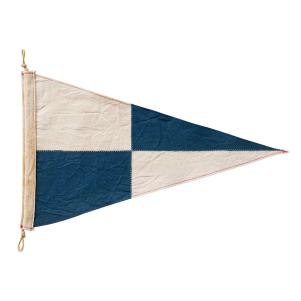 Navy Check Flag
