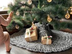 Dress your tree to impress with these festive and budget-friendly tree skirt finds.