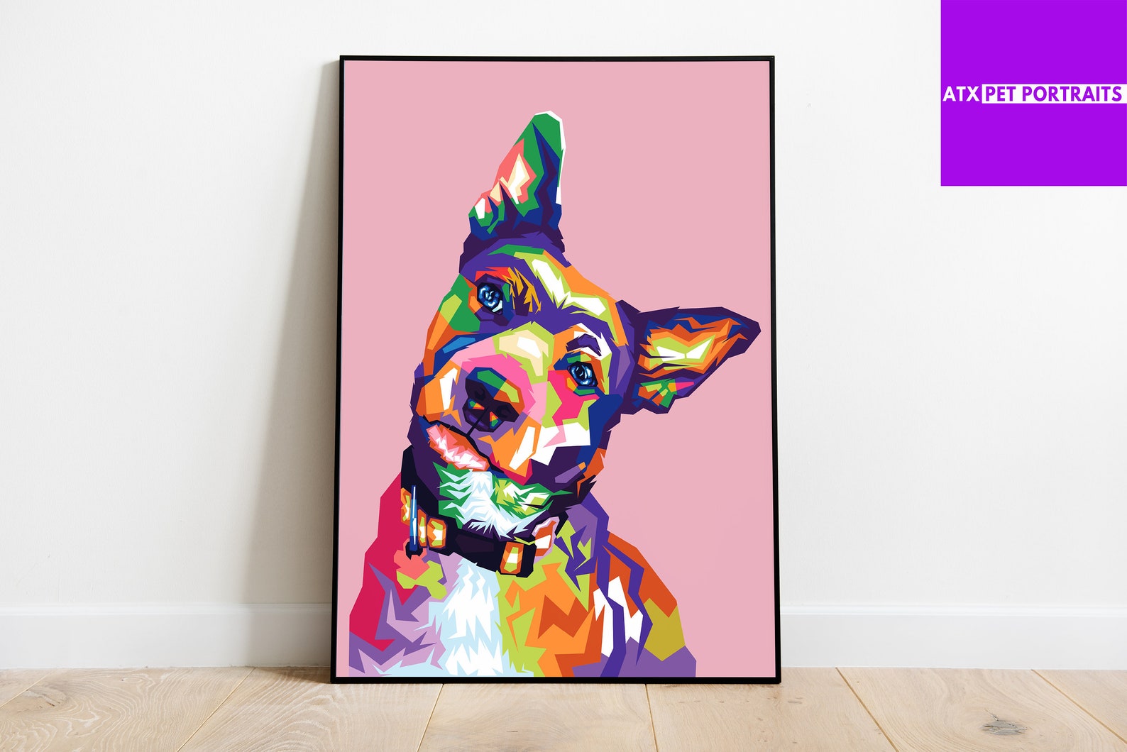 cat painting custom painted on canvas dog painting Pet Portraits hand painted from your photo