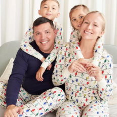 Christmas light bulb pajamas best sale
