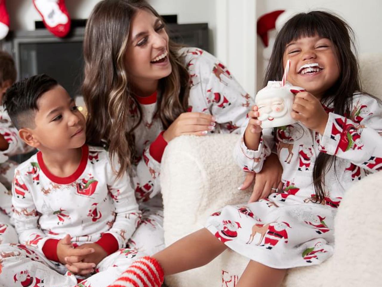 Christmas Pajamas for Family Plus Size Pajamas Black and White Christmas  Matching Jammies Family Pajamas Sets Xmas Pjs at  Women's Clothing  store