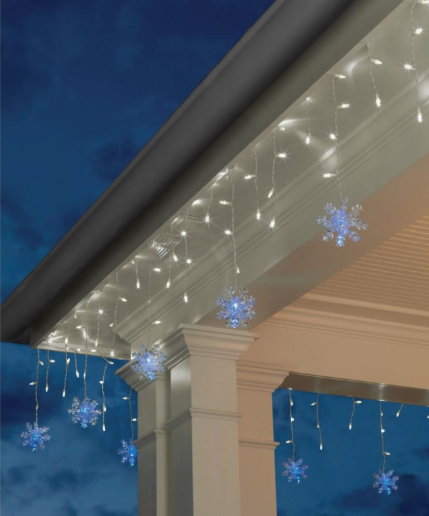 20 Merry Christmas Light-Up Icicles 2/pack x 10 Packs= 20 Icicles/ Use Anywhere 