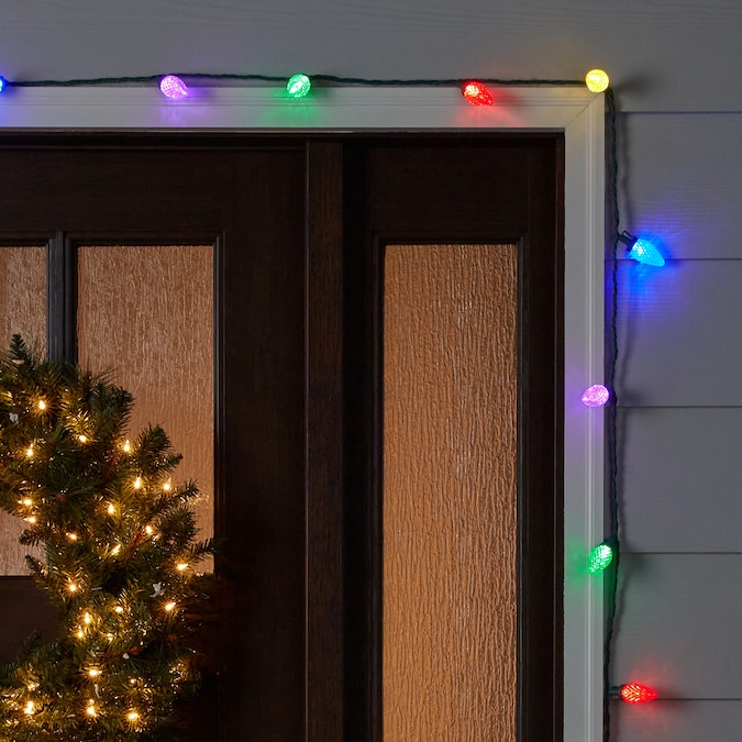 50 X Dark Blue/WHITE   Mini Replacement Bulbs Christmas Tree Lights=g e 