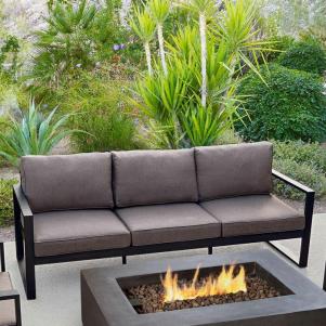 Baltic Outdoor Patio Sofa with Cushions