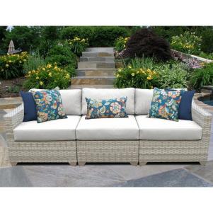 Volney Outdoor Patio Sofa with Cushions