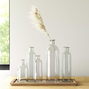 Weside Clear Glass Table Vase Set