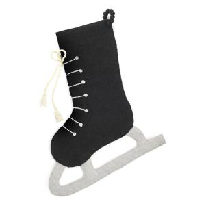Hand Felted Wool Ice Skate Stocking