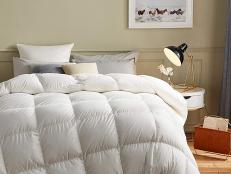 From luxurious down to hypoallergenic down-alternative duvets, top your bed with one of these cloud-like comforters.