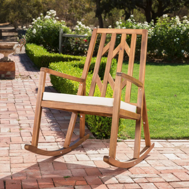 15 Best Outdoor Rocking Chairs Under, Wooden Outdoor Rocking Chairs