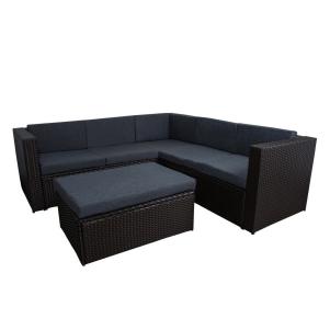 Black Outdoor Sectional Sofa