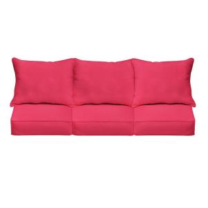 Sunbrella Hot Pink Outdoor Sofa Cushion