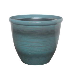 Glazed Teal Planter Pot