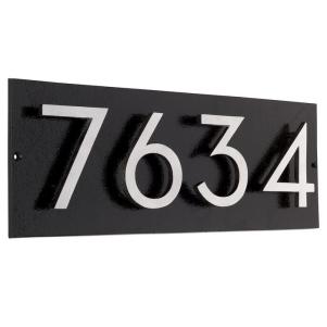 Floating 1-Line Wall Address Plaque