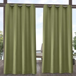 Outdoor Solid Cabana Grommet Curtains