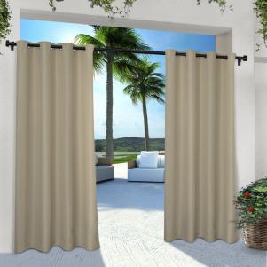 Denton Solid Outdoor Grommet Curtains