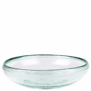 Turquoise Recycled Glass Bowl