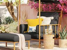 The Best Outdoor Cushions Pillows And Poufs In 2021 Hgtv