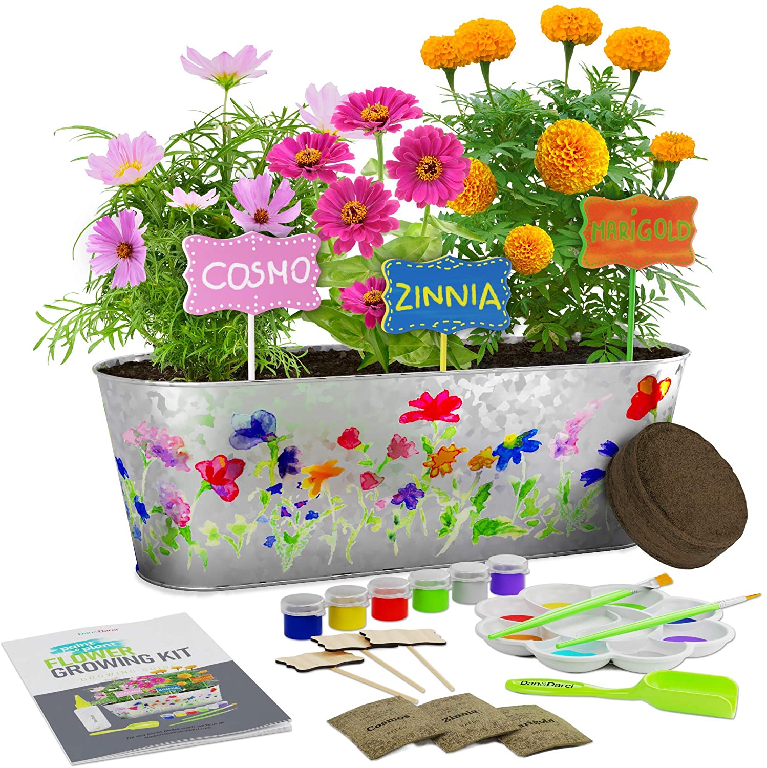 Kids Gardening Set Hortiki Plants Kids Organic Garden Kit Science Kit for Kids Kids Plant Growing Kit 