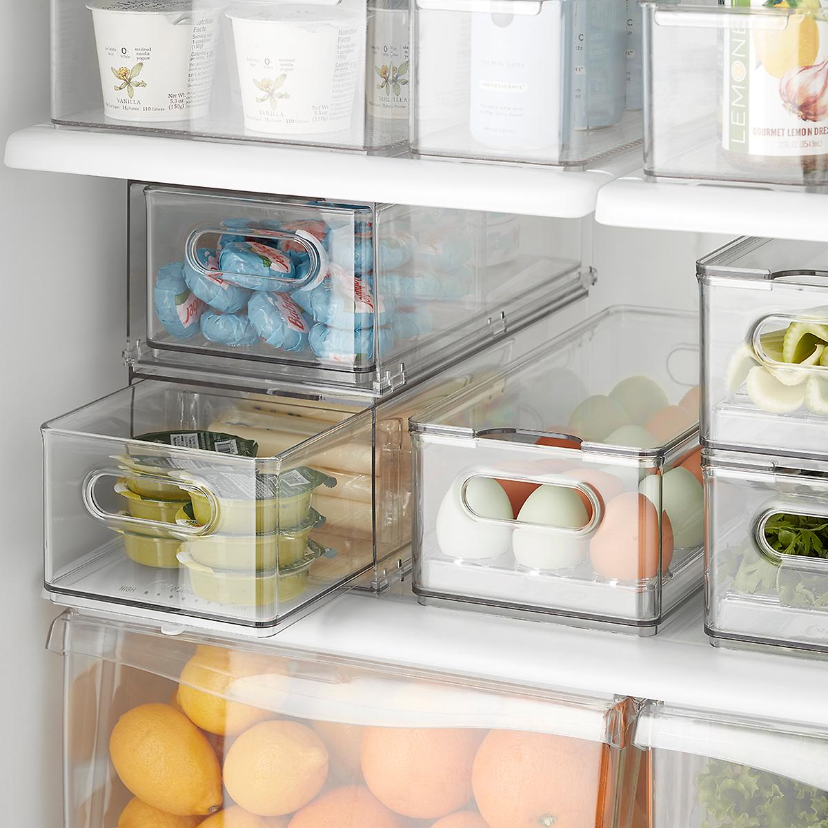 Storage Rack Organizer Kitchen Food Egg Shelf Fridge Vegetable Box Accessories 