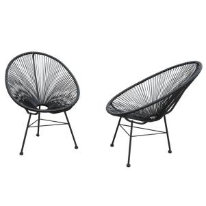 Modern Wicker Outdoor Chair Set