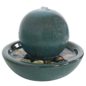 Glazed Tabletop Ceramic Water Fountain