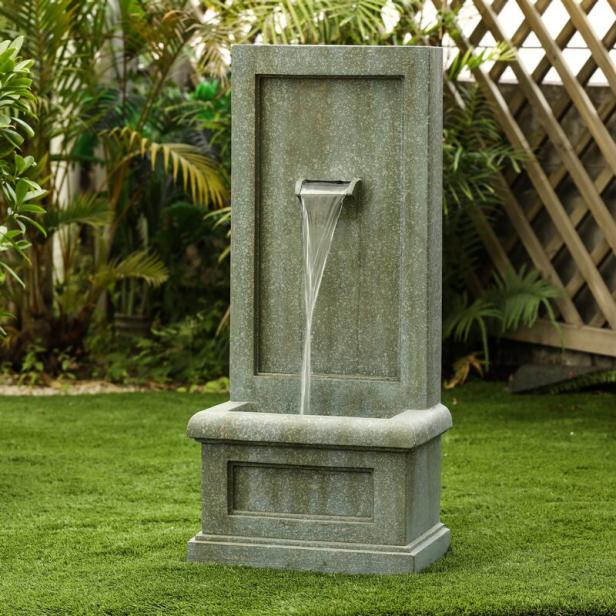12 Best Outdoor Fountains And Backyard, Garden Wall Fountain Ideas