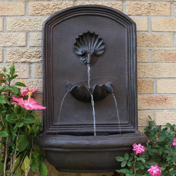 12 Best Outdoor Fountains And Backyard, Outdoor Wall Hanging Water Features