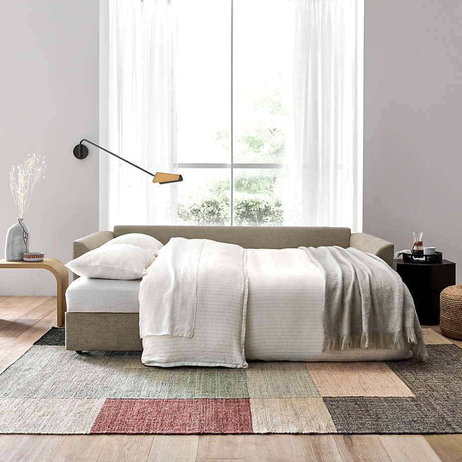 Futon Sofa Couch Mattress Frame Studio Apt Flat Bed Memory Foam Bedroom Black 