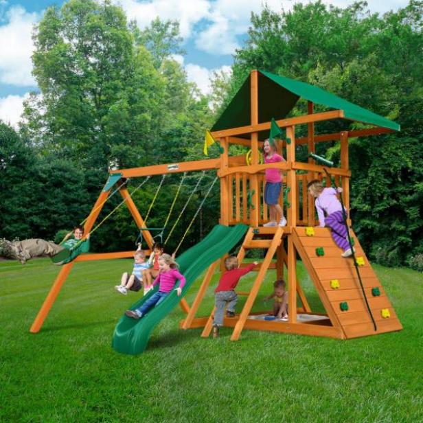 10 Best Backyard Swing Sets For Kids In, Wooden Outdoor Playsets For Toddlers