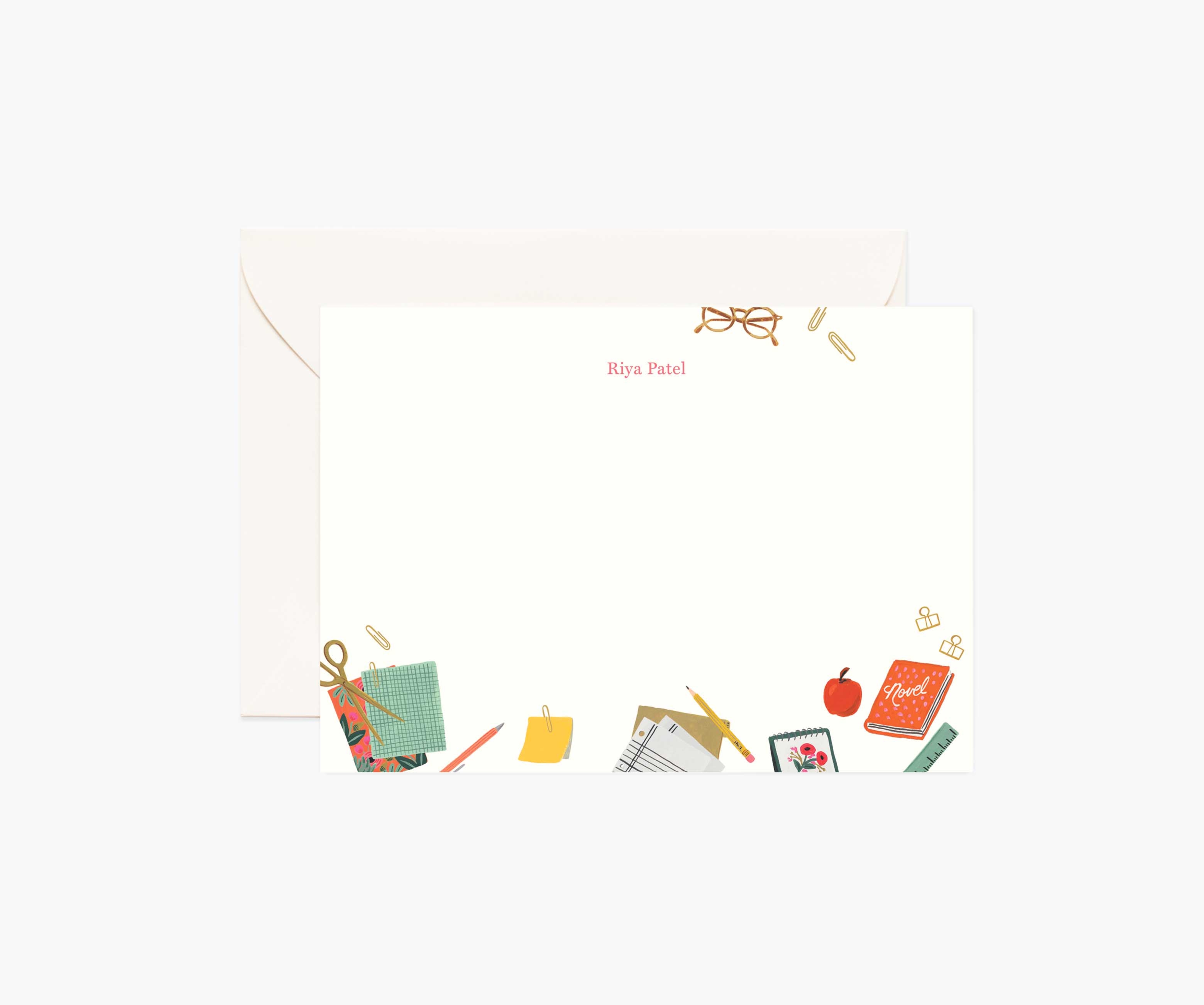 Personalized Gift personalized desk set personalized stationary Personalized Stationery Desk Set Bundle personalized note cards