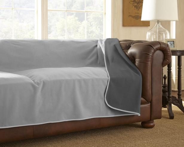 Couch Covers And Sofa Slipcovers, Slip Cover Leather Couch