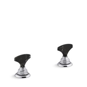 Artifacts Widespread bathroom sink faucet handles