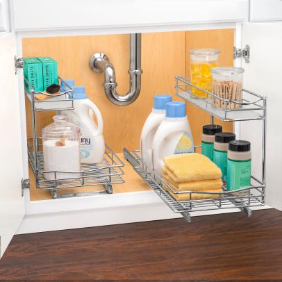 Racks for discount under the sink