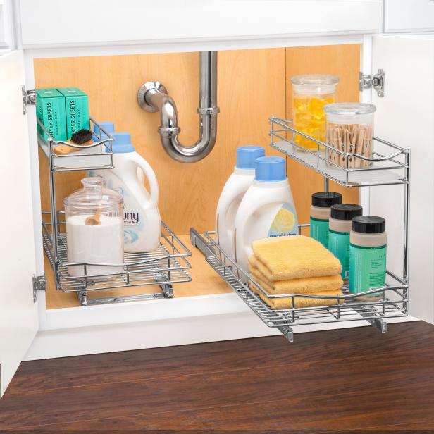 Best Under Sink Organizers 2022 - Bathroom Sink Under Cabinet Storage