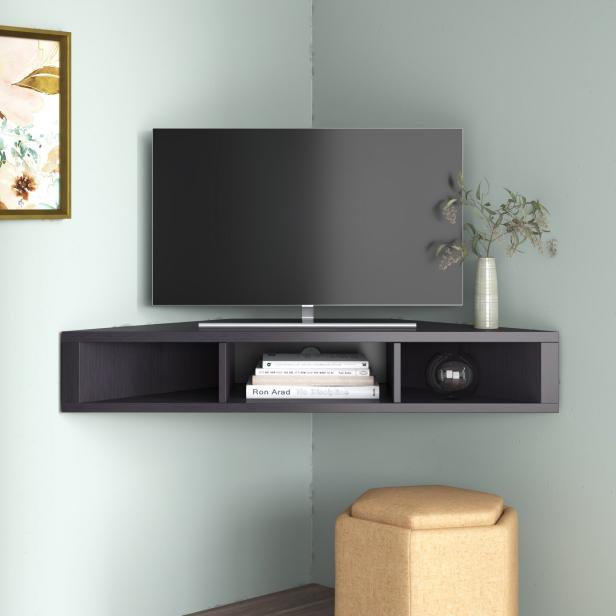 12 Best Tv Stands With Storage 2022, Small Corner Tv Console Table