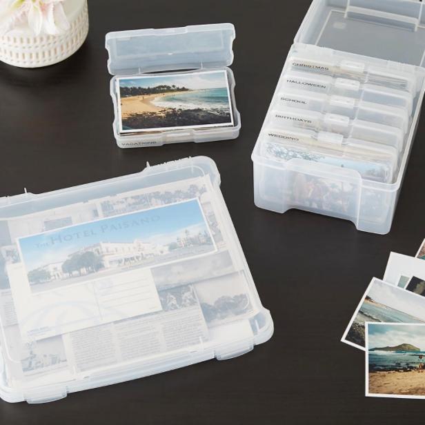 Photo Storage Boxes for 4x6 Pictures (Box Only)- Holds up to 9 4 x