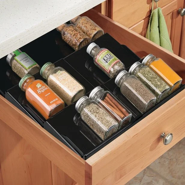 Narrow spice drawer organizer online