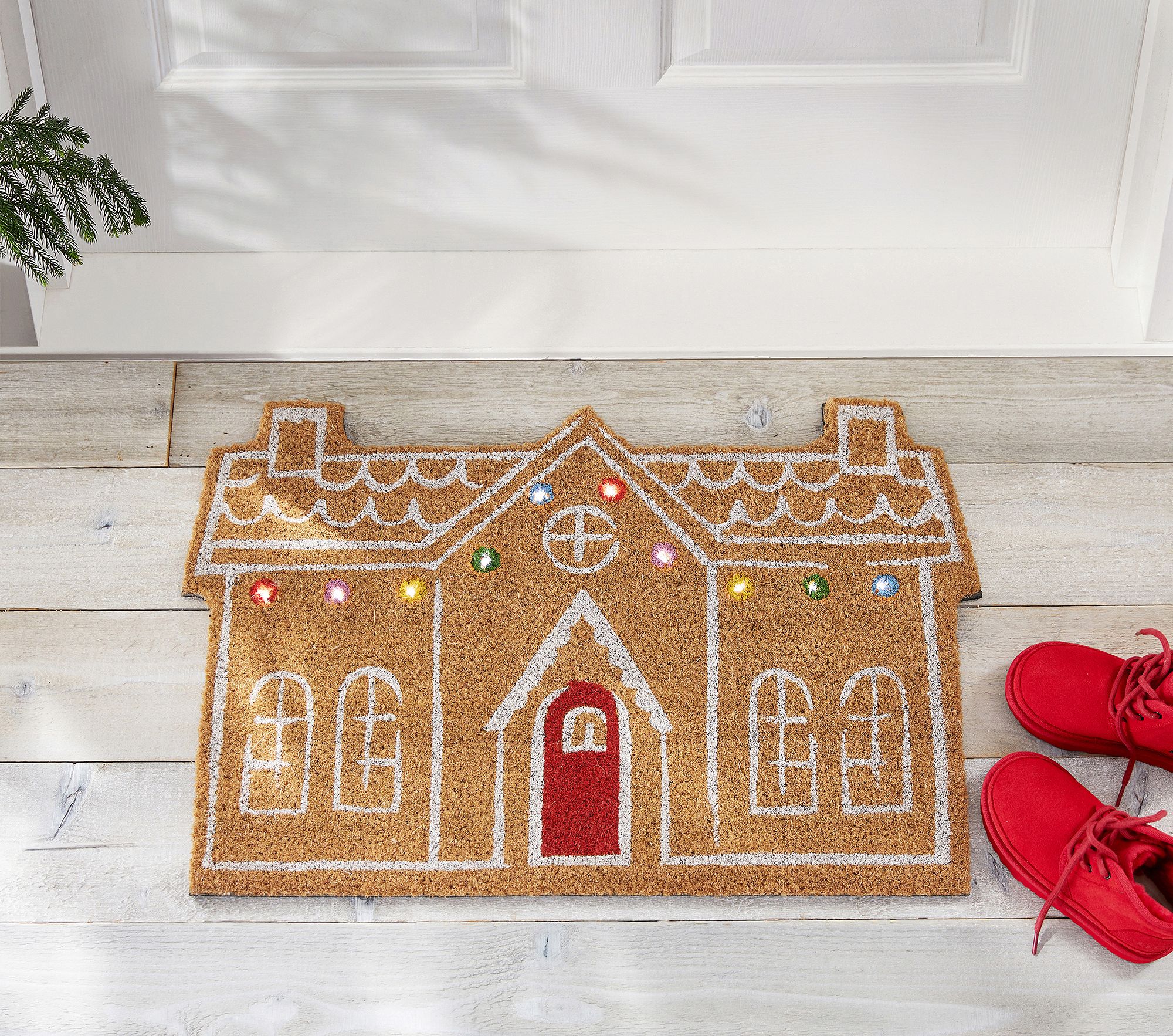 Snowman Top Home Solutions Non Slip Novelty Festive Christmas Santa Snowman Floor Door Mat 40x60cm 