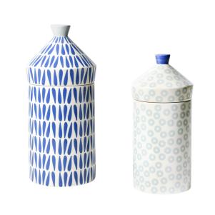 Iris Blue Canisters