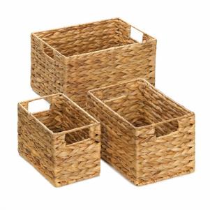 3 Piece Wicker Basket Set