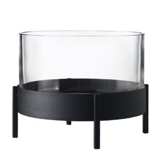 Nero Small Glass Hurricane