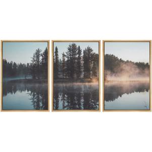 Trees With Reflection - Canvas
