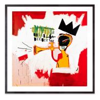 Basquiat: Trumpet Framed Print